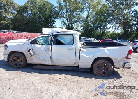 2021 Ram 1500 Big Horn 4X4 6'4 Box from USA, damaged, VIN 1C6SRFMT2MN755463